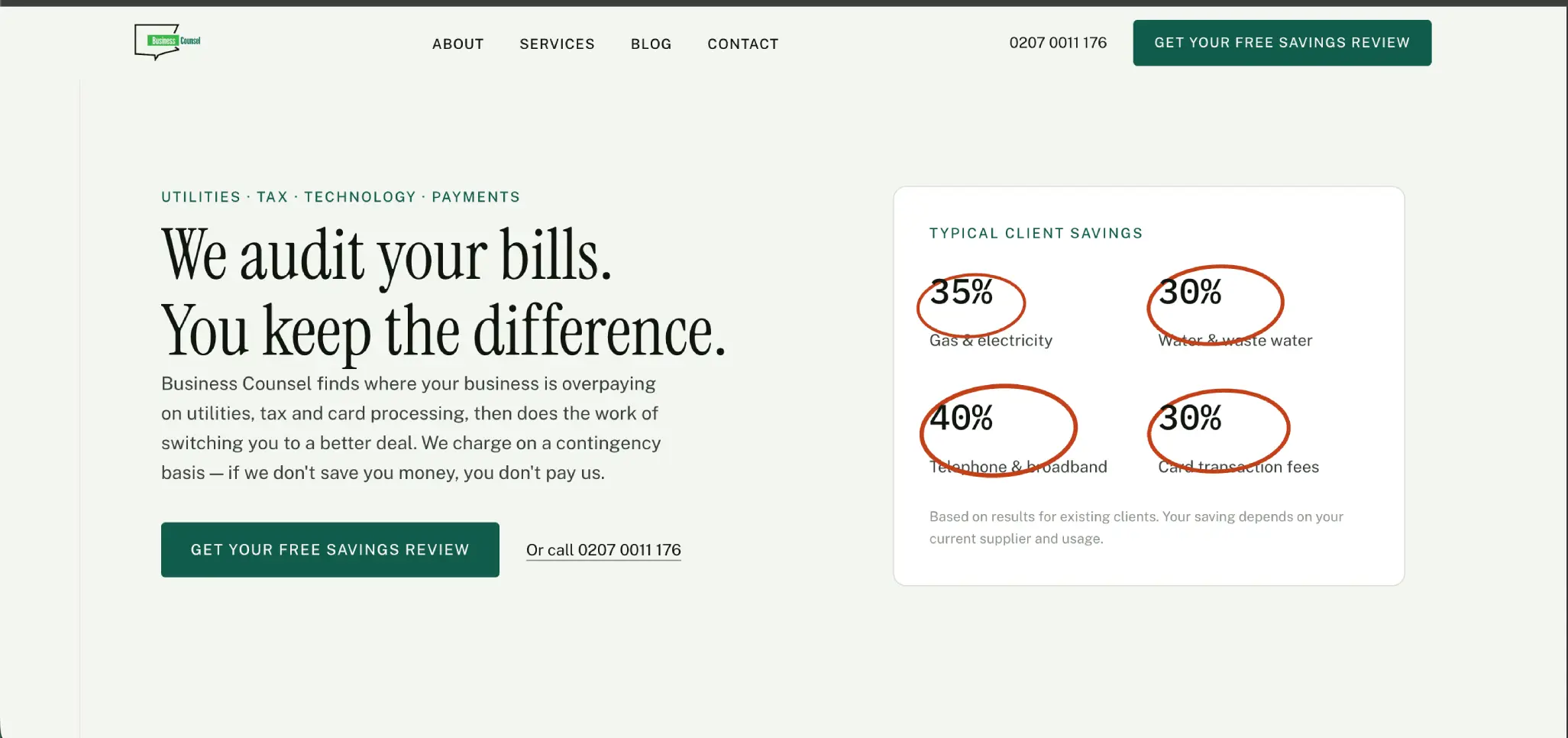 Business Counsel — screenshot