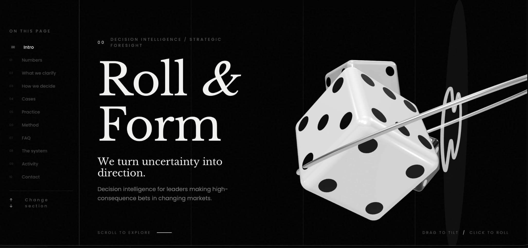 Roll & Form; screenshot